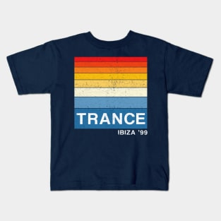 Trance Ibiza '99 Retro EDM Dance Music Kids T-Shirt